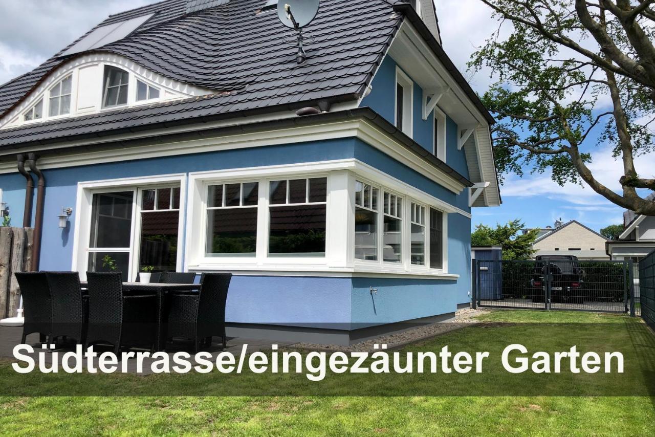 Ostseelagune Zingst, Exklusive Dhh, Strandnah, Sauna, Kamin, 3 Sz, 2 Baeder, Glasfaser, Haustierfrei, Garten Mit Suedterrasse, E-Ladesaeule, 2 Stellplaetze, Strandkorb, Fahrradschuppen, Waschmaschine, Trockner, Nichtraucher Exterior foto